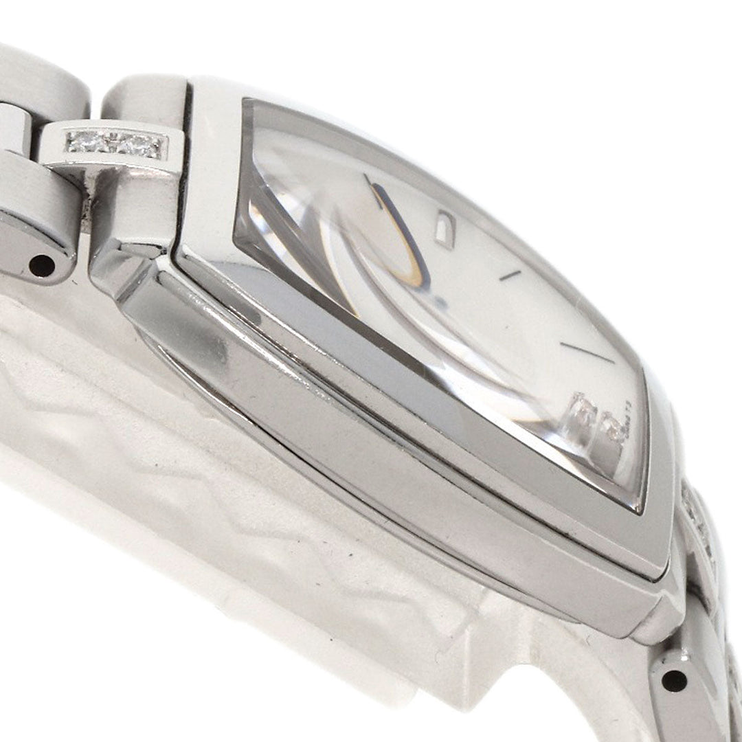 SEIKO Watches Quartz GSWE961 Stainless Steel , Stainless Steel Silver CREDOR Signo Diamond white dial Women Used Authentic