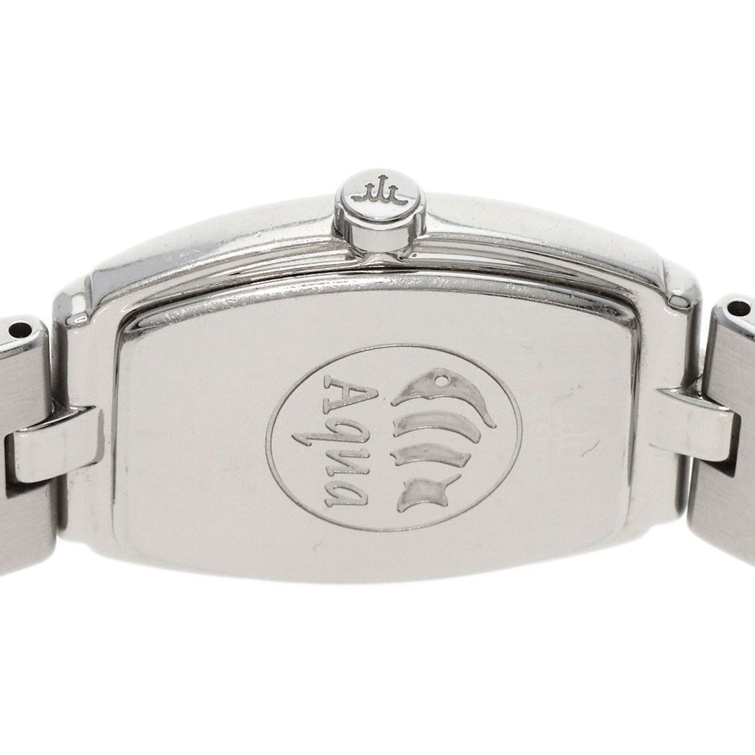 SEIKO Watches Quartz GSWE961 Stainless Steel , Stainless Steel Silver CREDOR Signo Diamond white dial Women Used Authentic