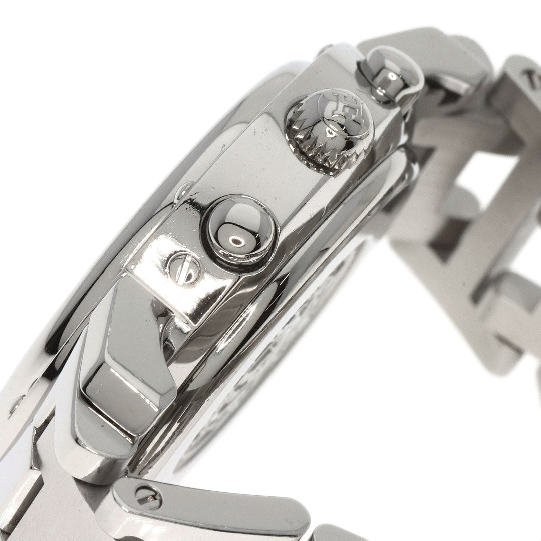 HERMES Watches Quartz CL1.310 Stainless Steel , Stainless Steel Silver Clipper Chrono black dial Women Used Authentic