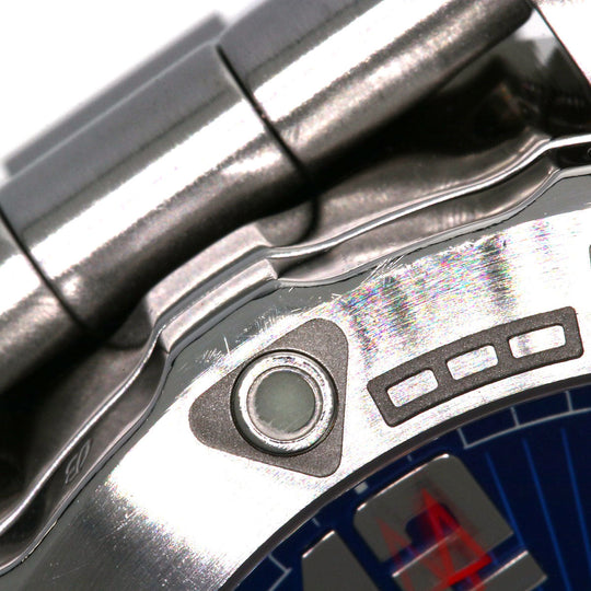 BREITLING Watches Quartz A7438710/C849 Stainless Steel Silver Colt 44 blue dial