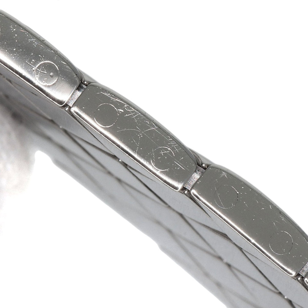 CHANEL Watches Quartz H0489 Stainless Steel, Stainless Steel, Diamond Silver Matrasse Diamond black dial Women Used Authentic