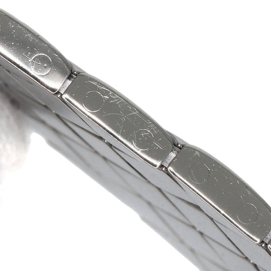 CHANEL Watches Quartz H0489 Stainless Steel, Stainless Steel, Diamond Silver Matrasse Diamond black dial Women Used Authentic