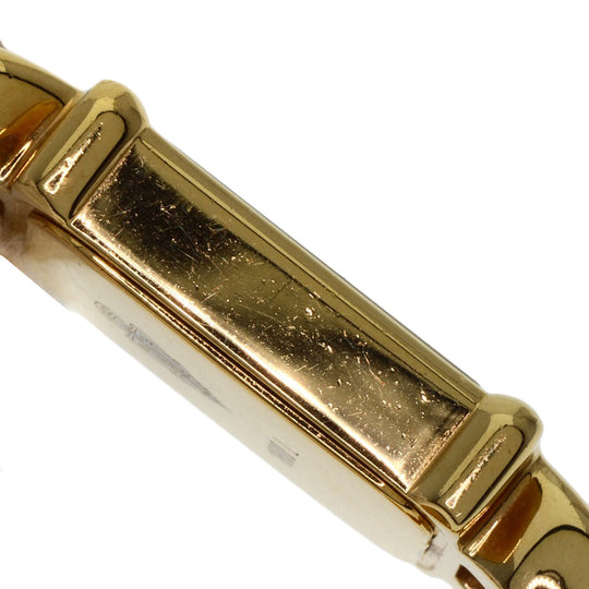 GUCCI Watches Quartz 1800L Gold Plated gold Square face white dial