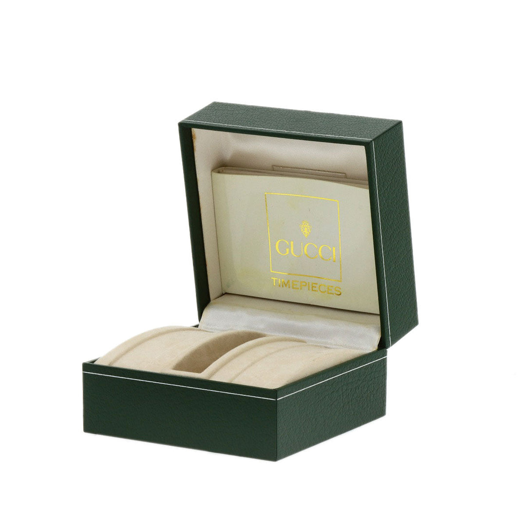 GUCCI Watches Quartz 1800L Gold Plated gold Square face white dial