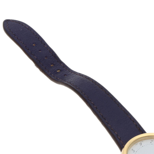 HERMES Watches Quartz AR5.220a Stainless Steel, Leather, Gold Plated Silver Arceau white dial Women Used Authentic