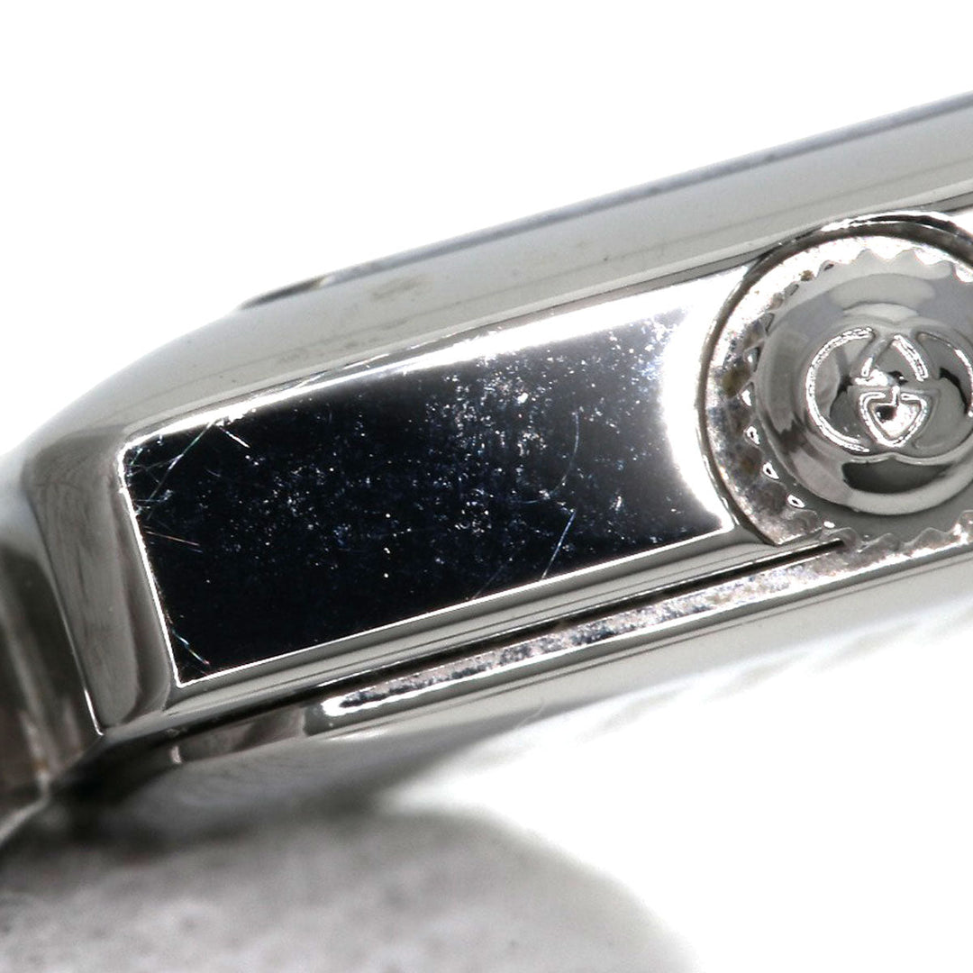 GUCCI Watches Quartz 1900L Stainless Steel , Stainless Steel Silver Square face Silver dial Women Used Authentic