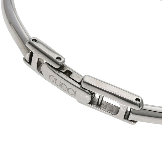 GUCCI Watches Quartz 1900L Stainless Steel , Stainless Steel Silver Square face Silver dial Women Used Authentic