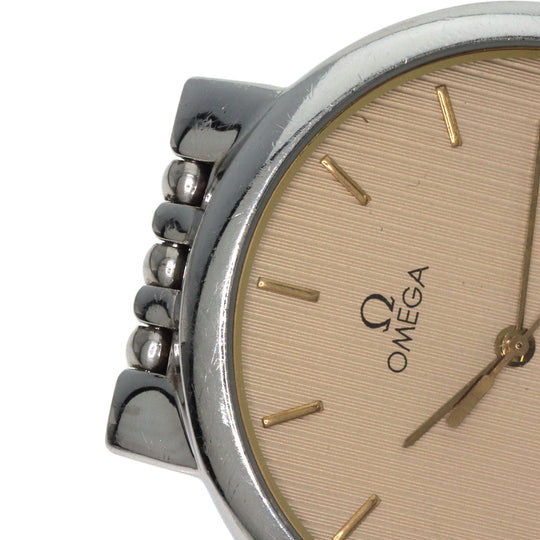 OMEGA Watches Quartz Stainless Steel , Stainless Steel Silver De Ville Ivory dial mens Used Authentic