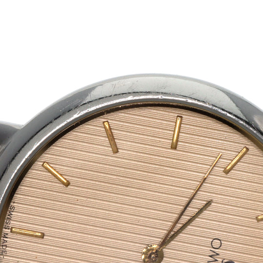 OMEGA Watches Quartz Stainless Steel , Stainless Steel Silver De Ville Ivory dial mens Used Authentic