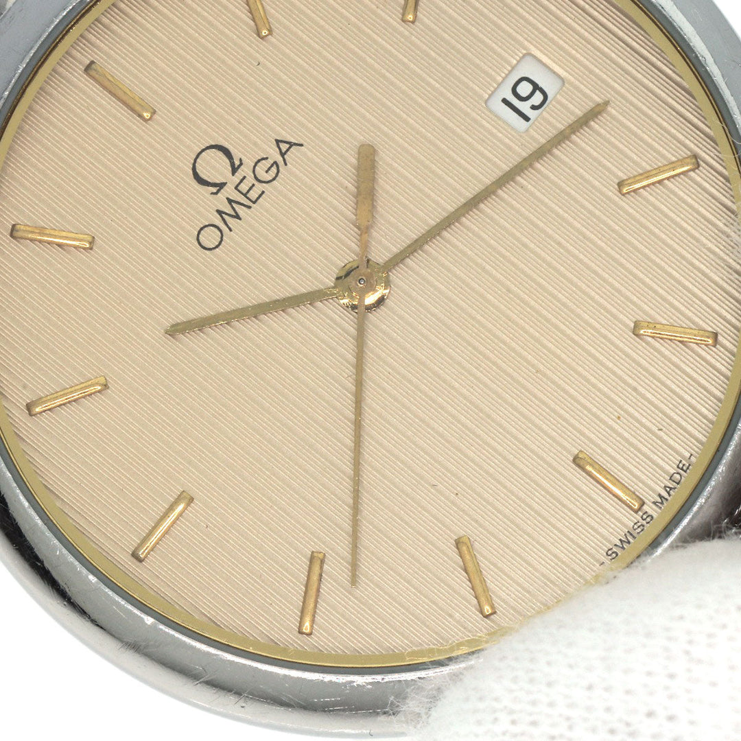 OMEGA Watches Quartz Stainless Steel , Stainless Steel Silver De Ville Ivory dial mens Used Authentic