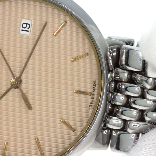 OMEGA Watches Quartz Stainless Steel , Stainless Steel Silver De Ville Ivory dial mens Used Authentic