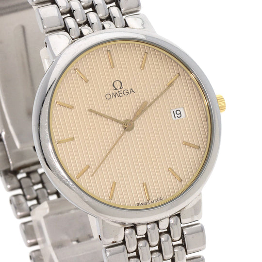 OMEGA Watches Quartz Stainless Steel , Stainless Steel Silver De Ville Ivory dial mens Used Authentic