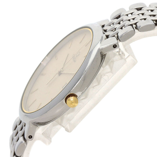 OMEGA Watches Quartz Stainless Steel , Stainless Steel Silver De Ville Ivory dial mens Used Authentic