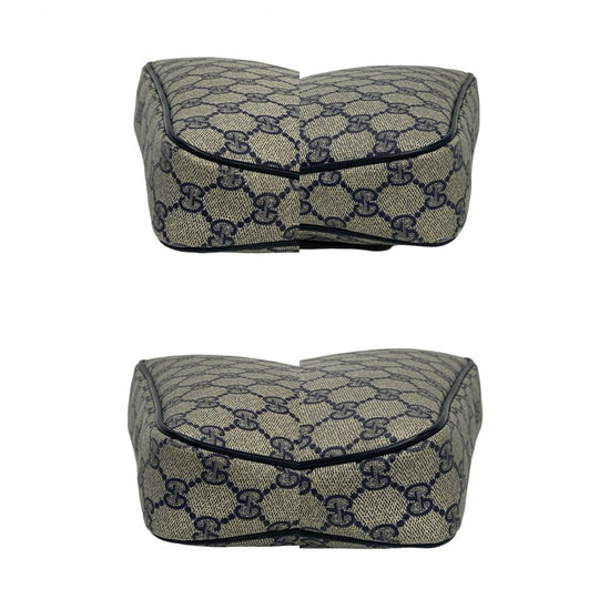 GUCCI Shoulder Bag leather Navy