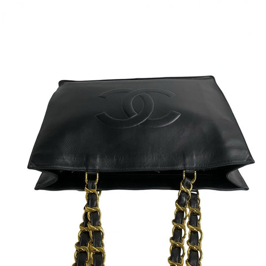 CHANEL Tote Bag lambskin black