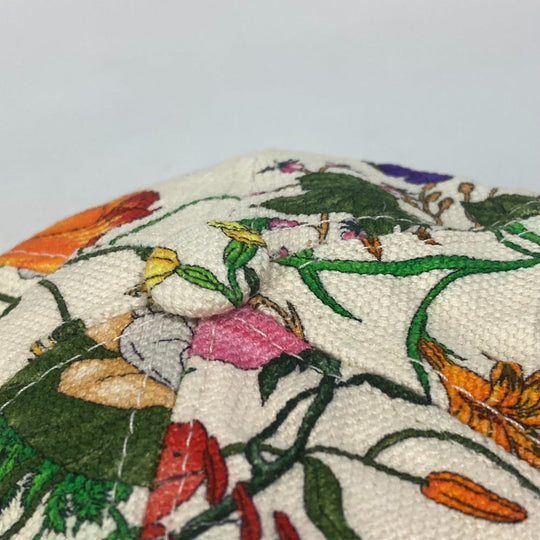 GUCCI cap Rayon, Cotton white GG Floral Pattern Flower Flora M