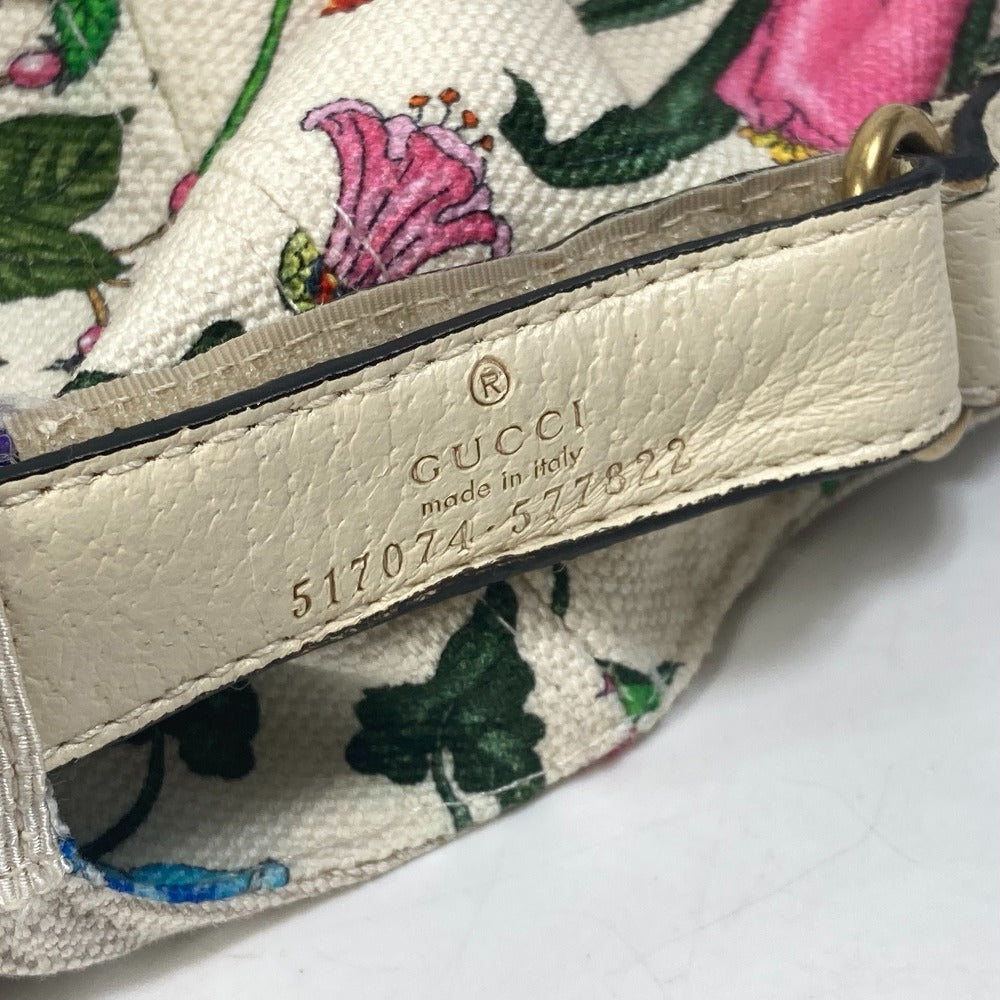 GUCCI cap Rayon, Cotton white GG Floral Pattern Flower Flora M