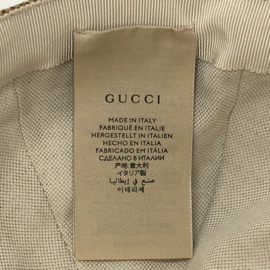 GUCCI cap 681264 canvas beige Jumbo GG M