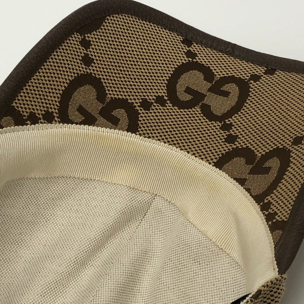 GUCCI cap 681264 canvas beige Jumbo GG M