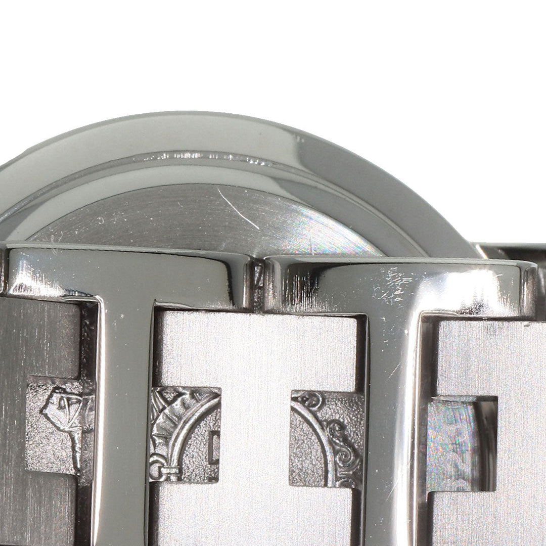 HERMES Watches Quartz CL4.210 Stainless Steel , Stainless Steel Silver Clipper blue dial Women Used Authentic