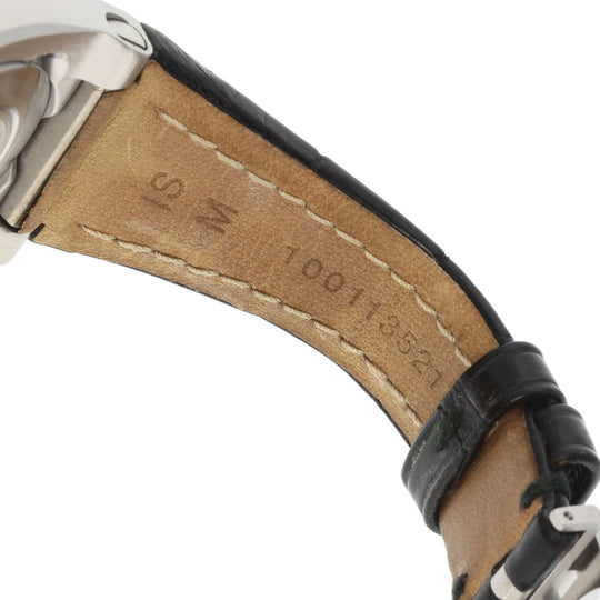 BVLGARI Watches Quartz EG30BSLD Stainless Steel , Leather Silver Ergon 1.2" black dial Women Used Authentic