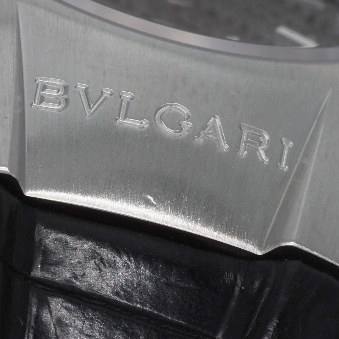 BVLGARI Watches Quartz EG30BSLD Stainless Steel , Leather Silver Ergon 1.2" black dial Women Used Authentic