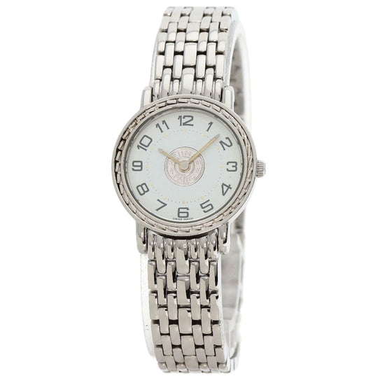 HERMES Watches Quartz SE4.210 Stainless Steel Silver Serie white dial