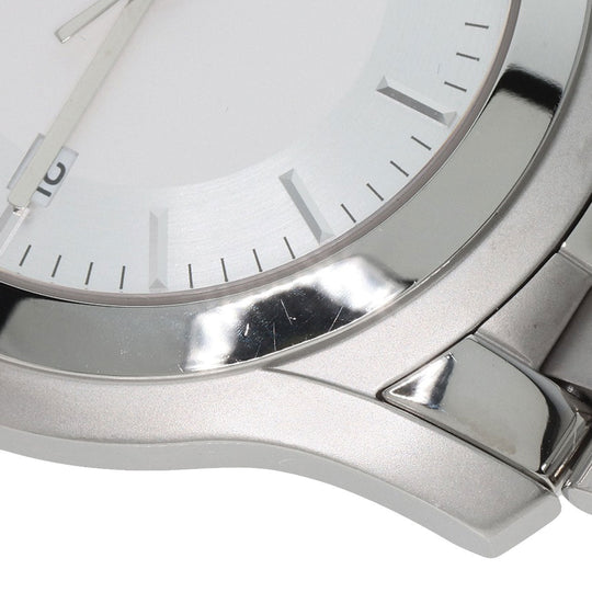 GUCCI Watches Quartz 5500XL Stainless Steel , Stainless Steel Silver Round face Silver dial mens Used Authentic