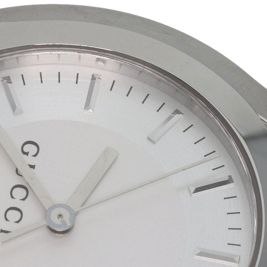 GUCCI Watches Quartz 5500XL Stainless Steel , Stainless Steel Silver Round face Silver dial mens Used Authentic