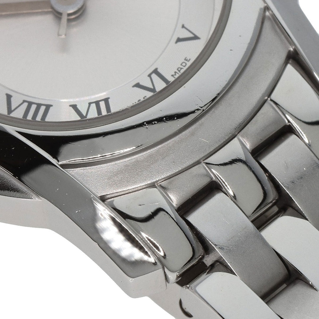 GUCCI Watches Quartz 5500L Stainless Steel , Stainless Steel Silver Round face Silver dial Women Used Authentic