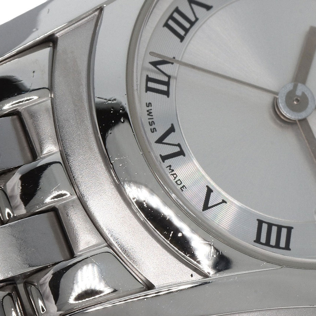 GUCCI Watches Quartz 5500L Stainless Steel , Stainless Steel Silver Round face Silver dial Women Used Authentic