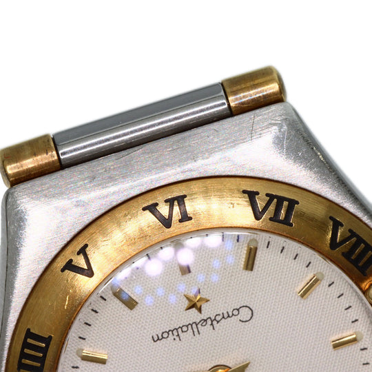 OMEGA Watches Quartz 1362.70 Stainless Steel , SSxK18YG , K18YG gold Constellation Ivory dial Women Used Authentic