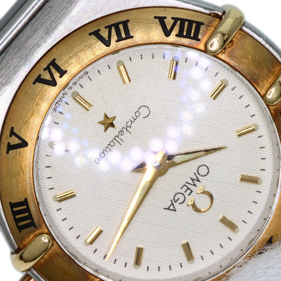 OMEGA Watches Quartz 1362.70 Stainless Steel , SSxK18YG , K18YG gold Constellation Ivory dial Women Used Authentic