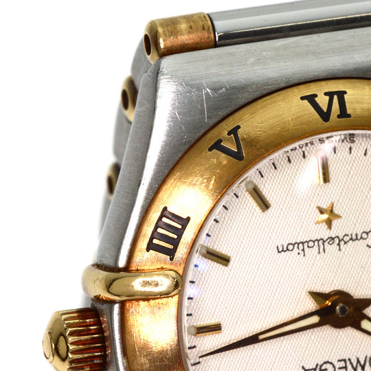 OMEGA Watches Quartz 1362.70 Stainless Steel , SSxK18YG , K18YG gold Constellation Ivory dial Women Used Authentic