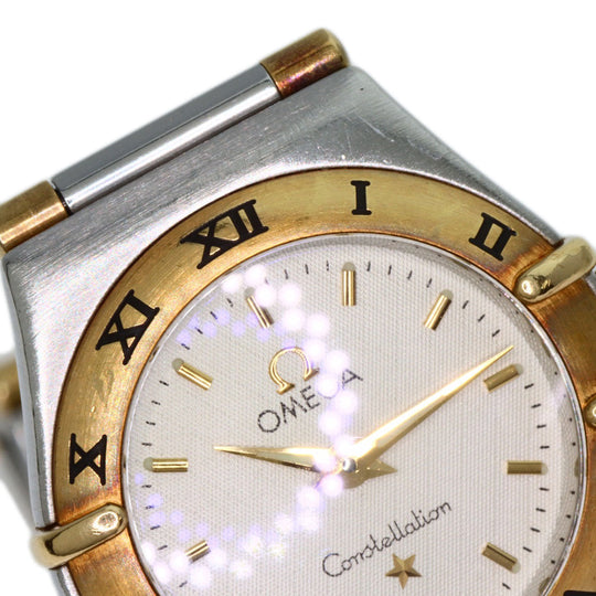 OMEGA Watches Quartz 1362.70 Stainless Steel , SSxK18YG , K18YG gold Constellation Ivory dial Women Used Authentic