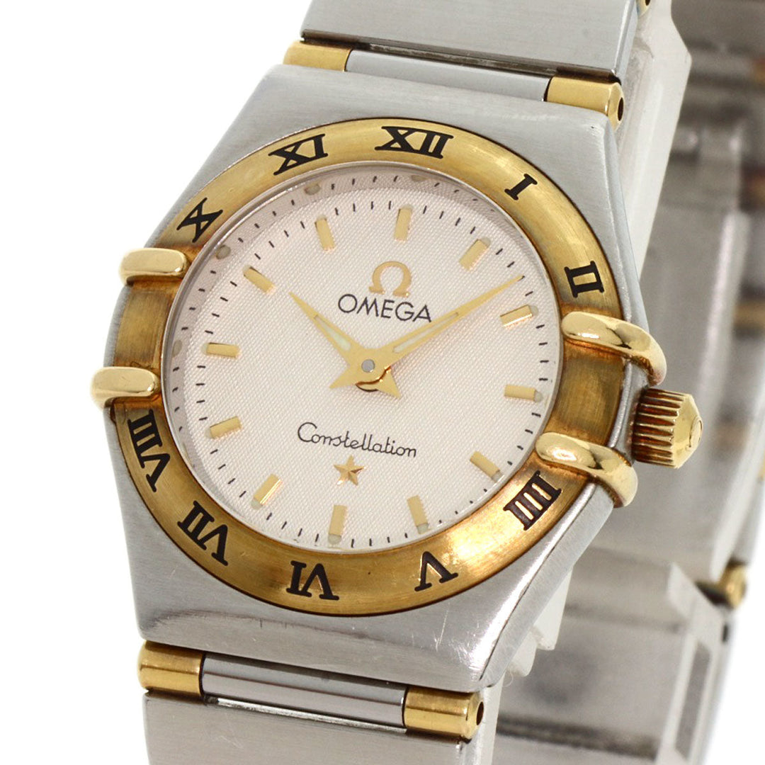 OMEGA Watches Quartz 1362.70 Stainless Steel , SSxK18YG , K18YG gold Constellation Ivory dial Women Used Authentic