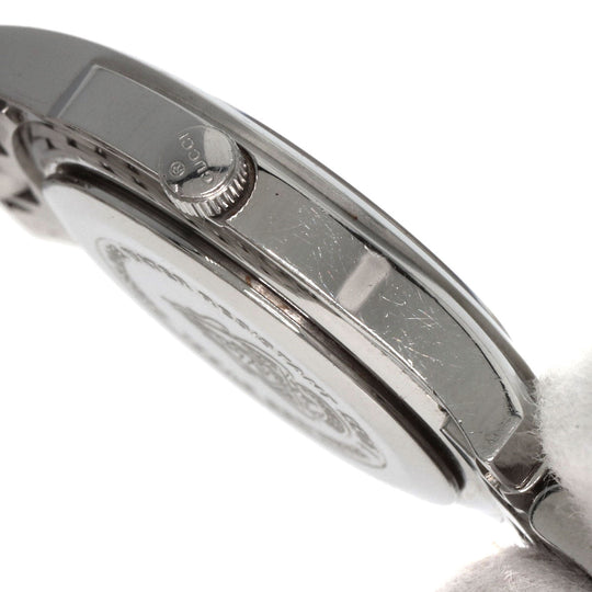 GUCCI Watches Quartz 5500L Stainless Steel , Stainless Steel Silver Round face white dial Women Used Authentic
