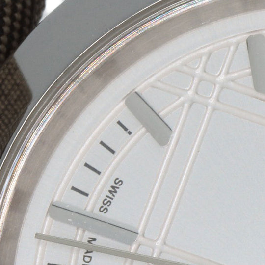 BURBERRY Watches Quartz BU1386 Stainless Steel Silver Round face Silver dial
