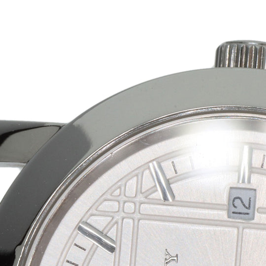 BURBERRY Watches Quartz BU1386 Stainless Steel Silver Round face Silver dial