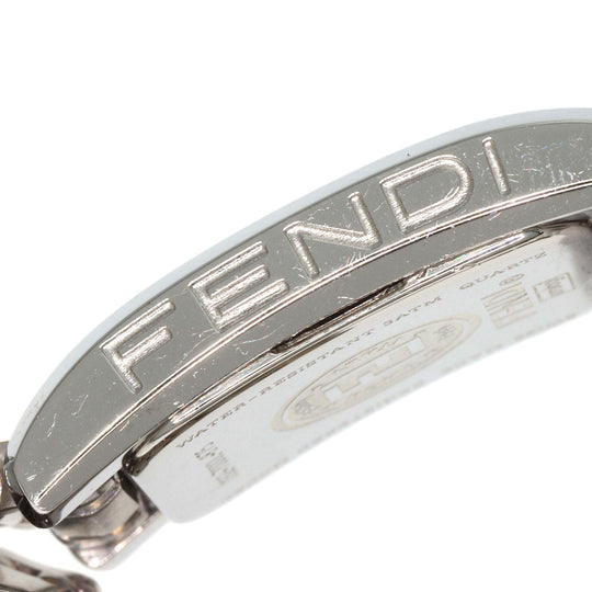 FENDI Watches Quartz 7000L Stainless Steel , SSxGP gold Square Face Combi white dial Women Used Authentic