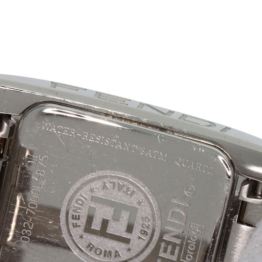 FENDI Watches Quartz 7000L Stainless Steel , SSxGP gold Square Face Combi white dial Women Used Authentic