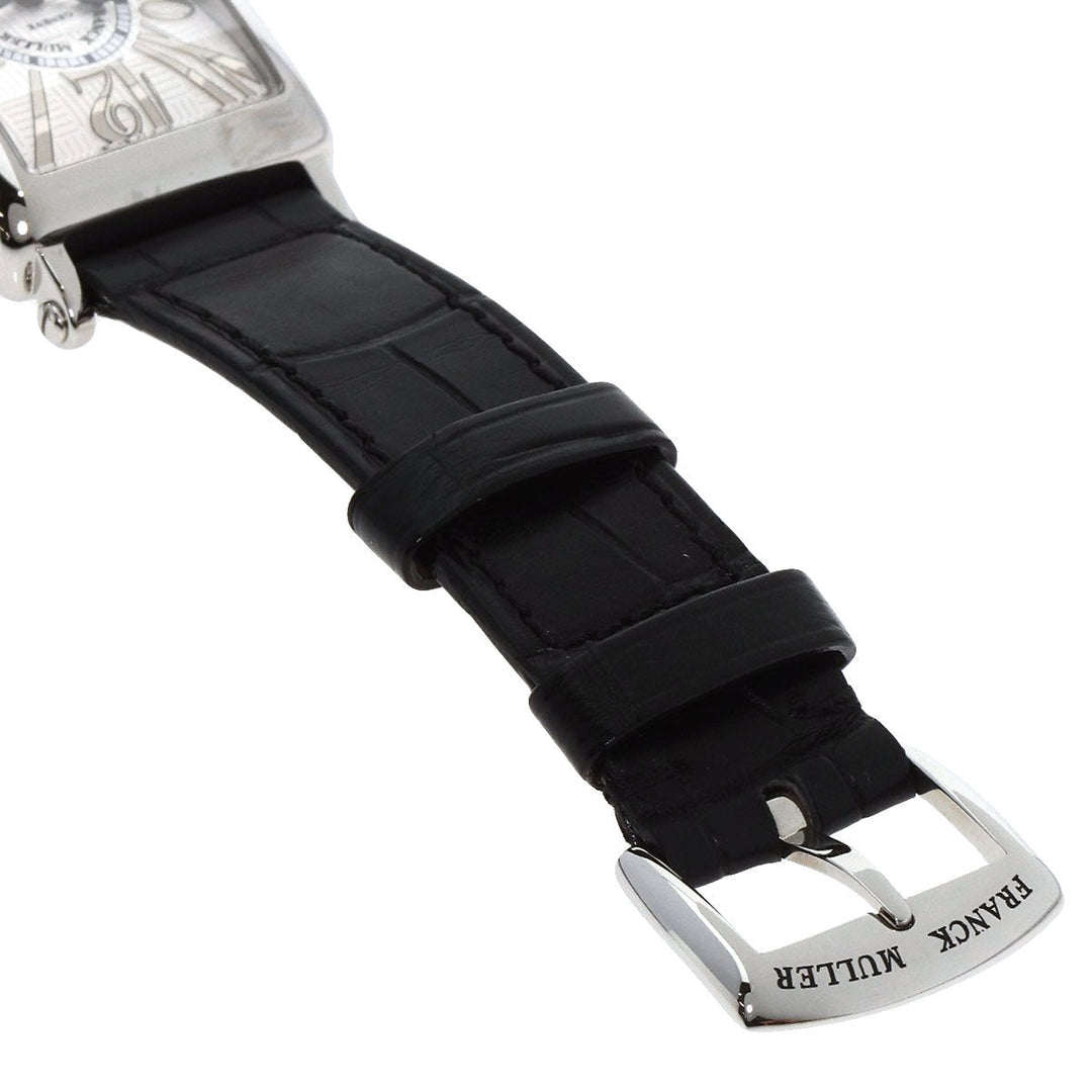 FRANCK MULLER Watches Quartz 902QZRELV-R Stainless Steel, Leather Silver Long Island Silver dial Women Used Authentic