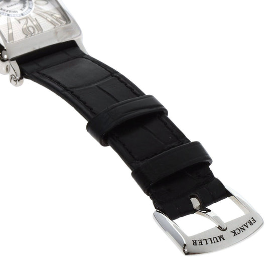 FRANCK MULLER Watches Quartz 902QZRELV-R Stainless Steel, Leather Silver Long Island Silver dial Women Used Authentic