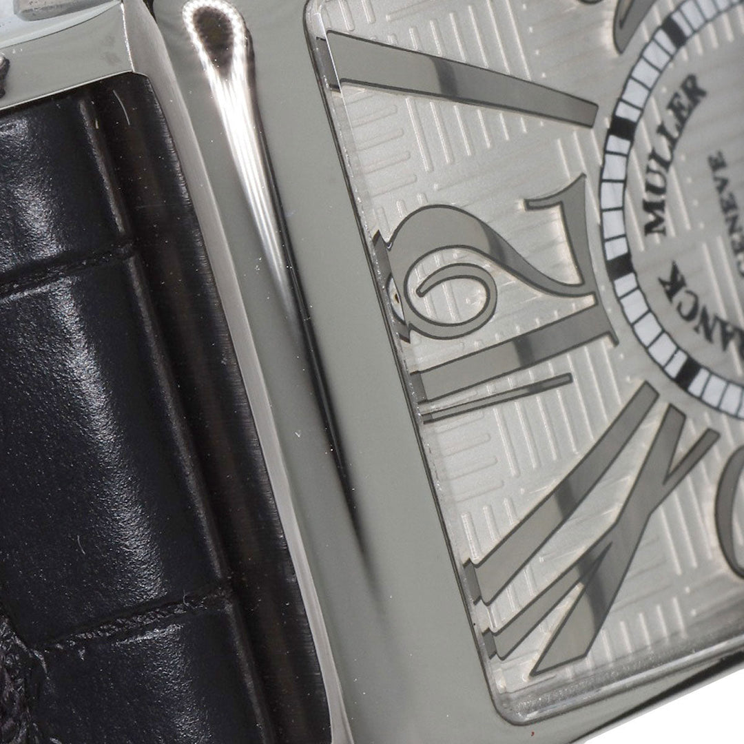 FRANCK MULLER Watches Quartz 902QZRELV-R Stainless Steel, Leather Silver Long Island Silver dial Women Used Authentic