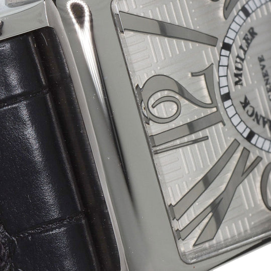 FRANCK MULLER Watches Quartz 902QZRELV-R Stainless Steel, Leather Silver Long Island Silver dial Women Used Authentic