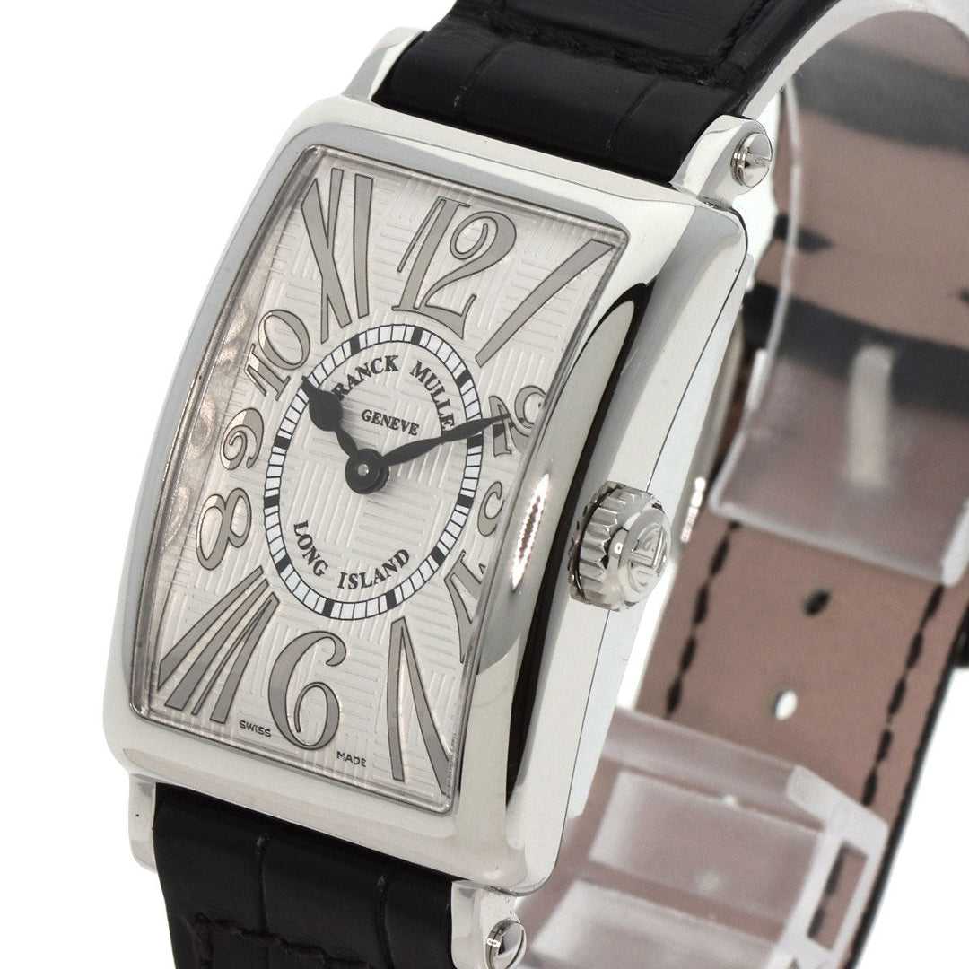 FRANCK MULLER Watches Quartz 902QZRELV-R Stainless Steel, Leather Silver Long Island Silver dial Women Used Authentic