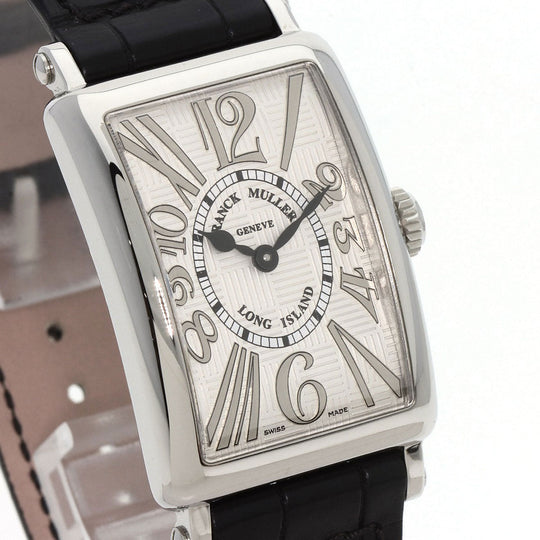 FRANCK MULLER Watches Quartz 902QZRELV-R Stainless Steel, Leather Silver Long Island Silver dial Women Used Authentic