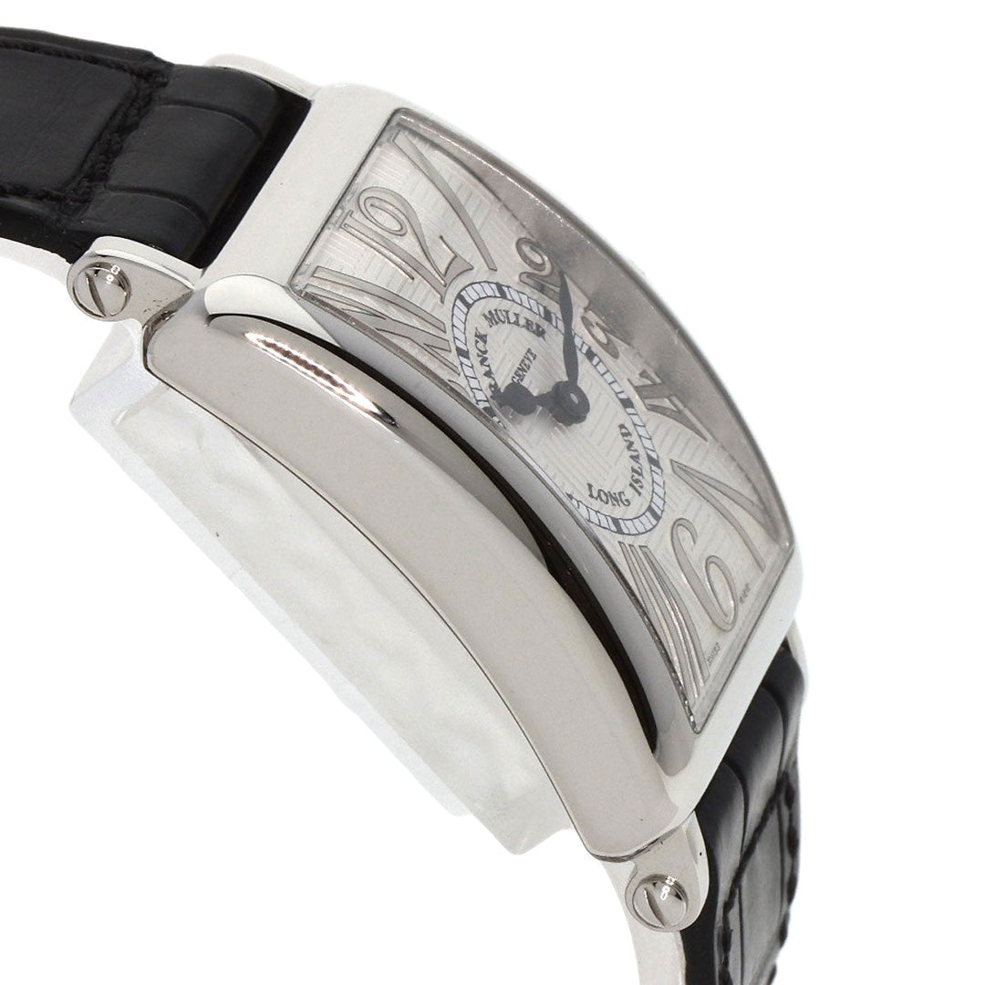 FRANCK MULLER Watches Quartz 902QZRELV-R Stainless Steel, Leather Silver Long Island Silver dial Women Used Authentic