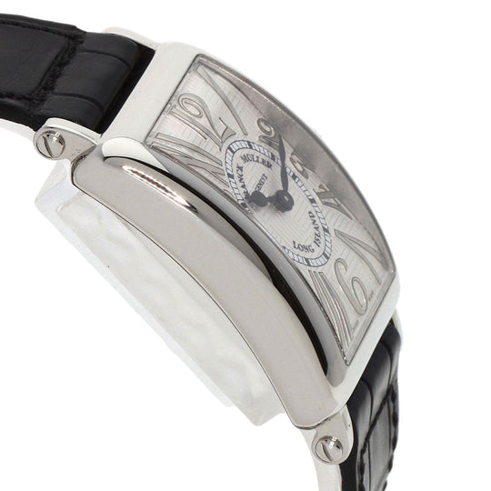 FRANCK MULLER Watches Quartz 902QZRELV-R Stainless Steel, Leather Silver Long Island Silver dial Women Used Authentic