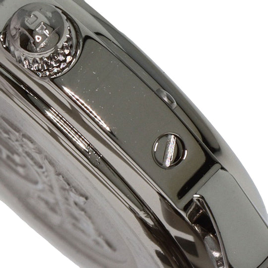 HERMES Watches Quartz CL4.210 Stainless Steel , Stainless Steel Silver Clipper Orange dial Women Used Authentic